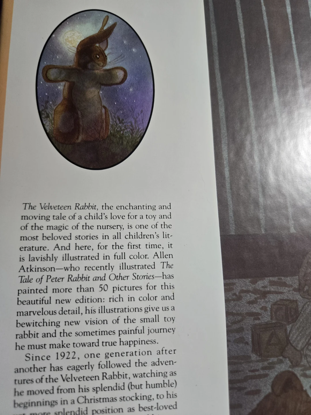 The Velveteen Rabbit Children's Book - photo 2