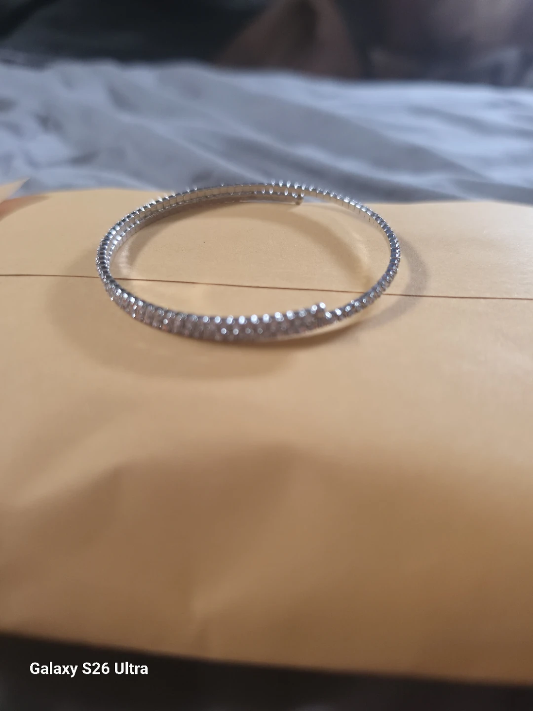 Sparkly Rhinestone Bangle Bracelet