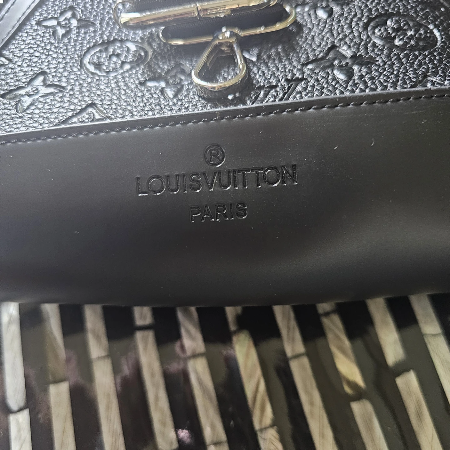 Louis Vuitton Black Monogram Sling Bag with Pouch - photo 2