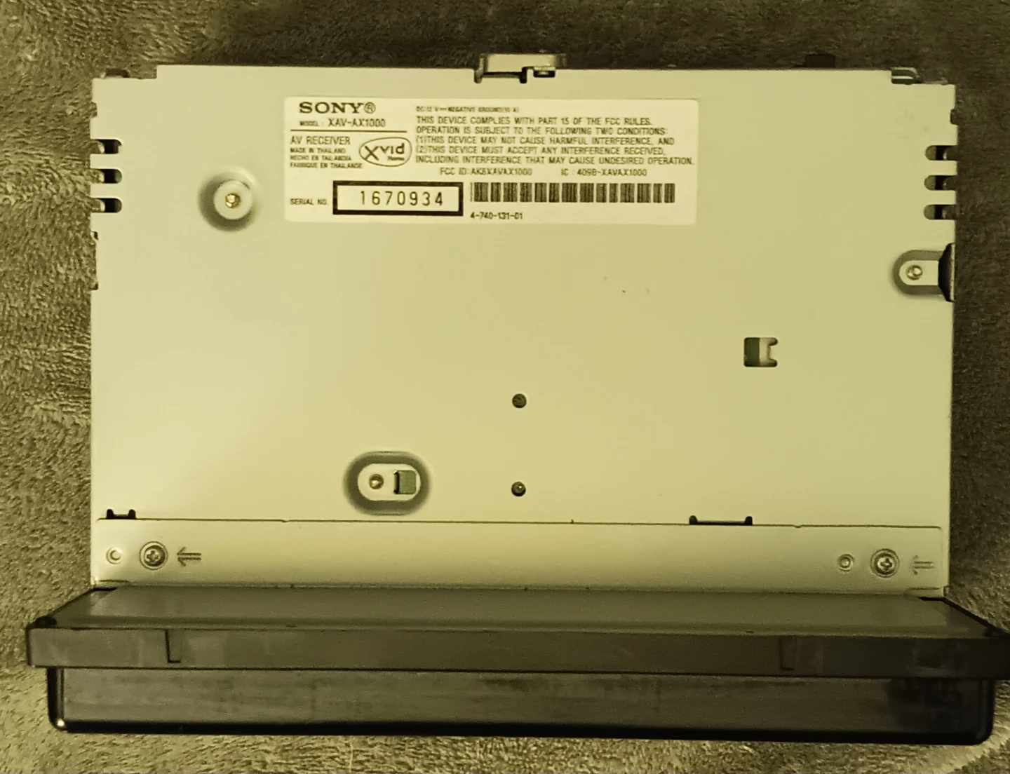 Sony XAV-AX1000 AV Receiver - photo 2