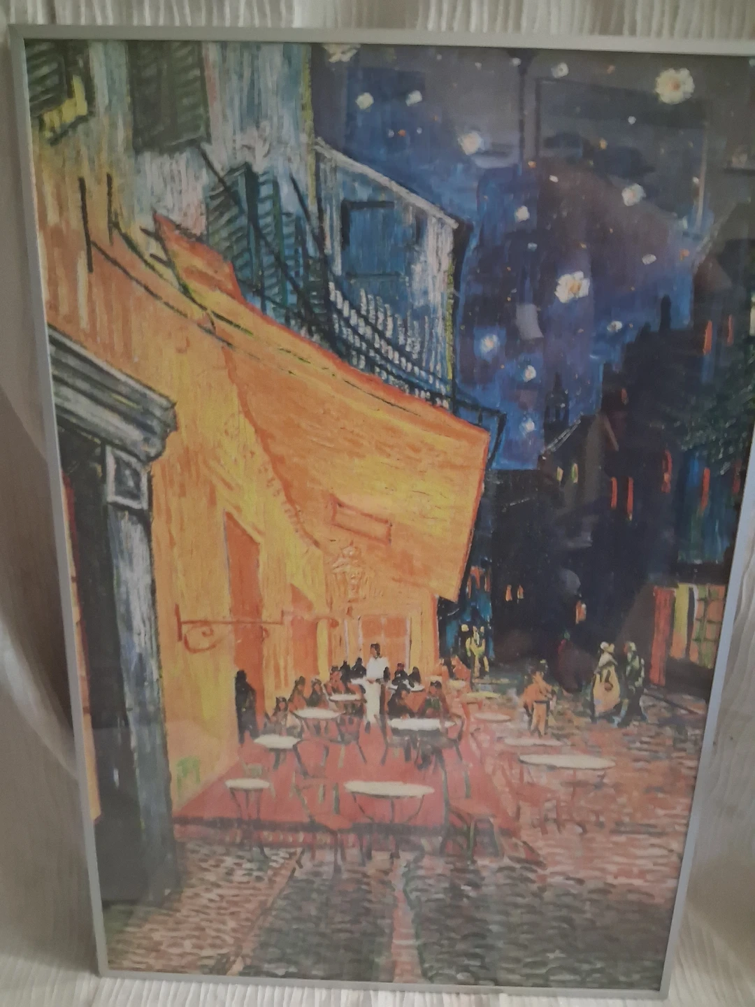 CAFE TERRACE AT NIGHT PRINT. - photo 2