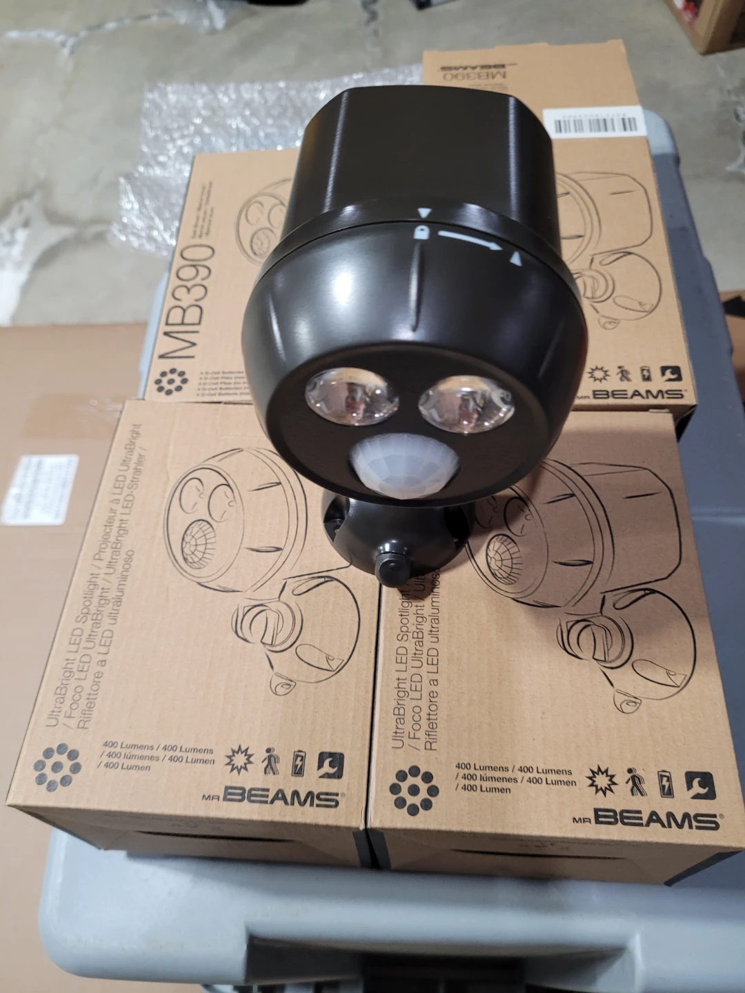 Motion sensor spotlights Battery operated