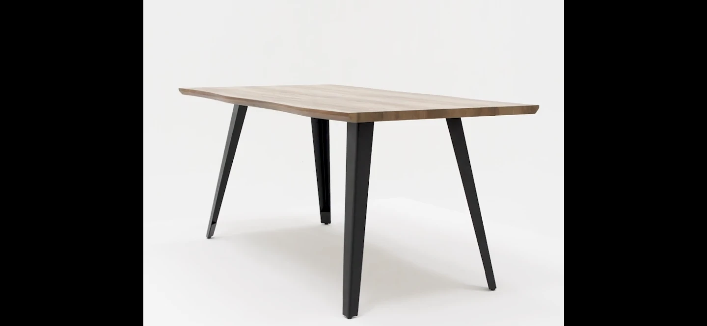 Mid Century Modern Dining Table and Swivel Arm chairs - photo 5