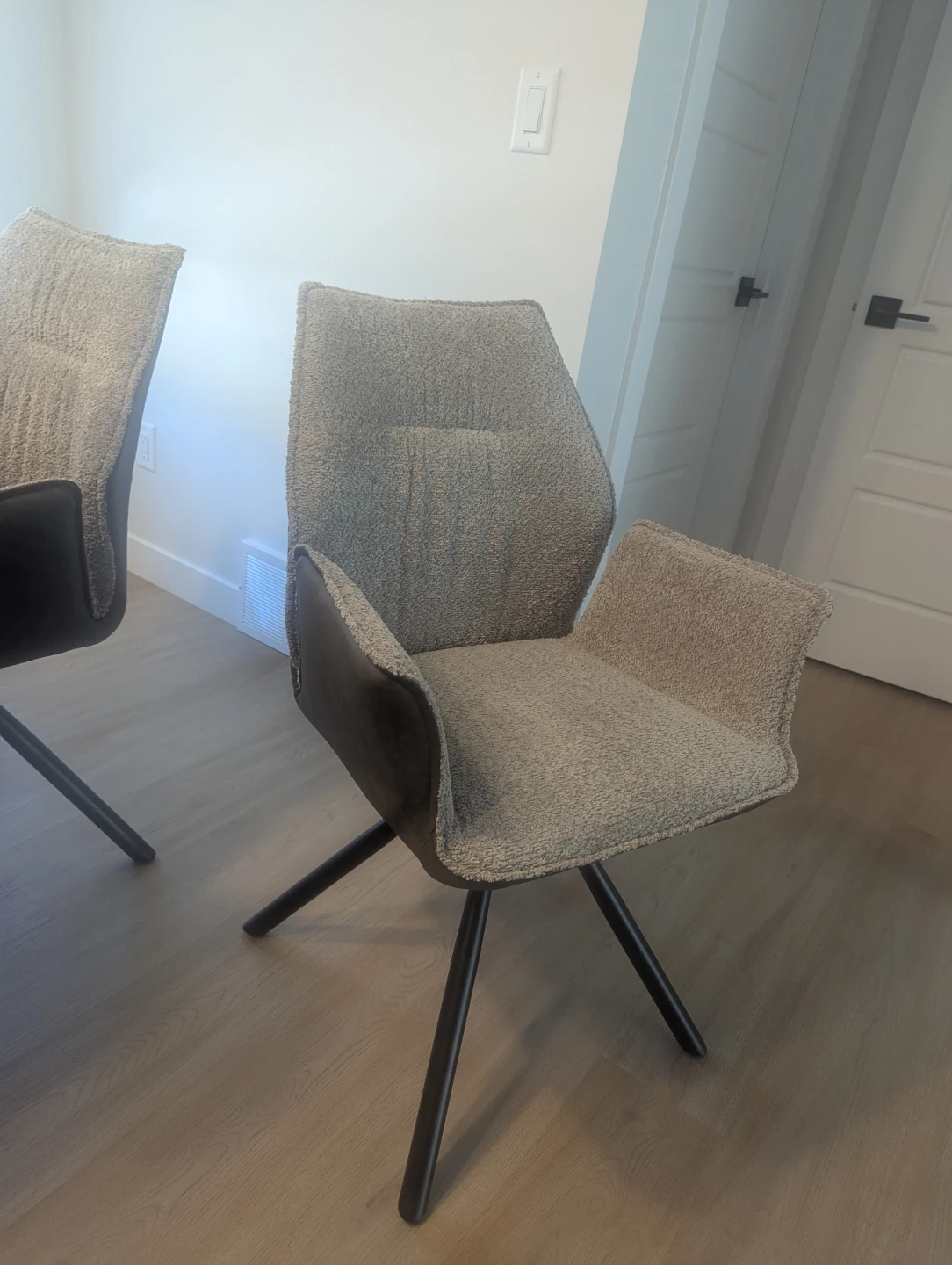 Mid Century Modern Swivel Dining Arm chairs(6) - photo 4