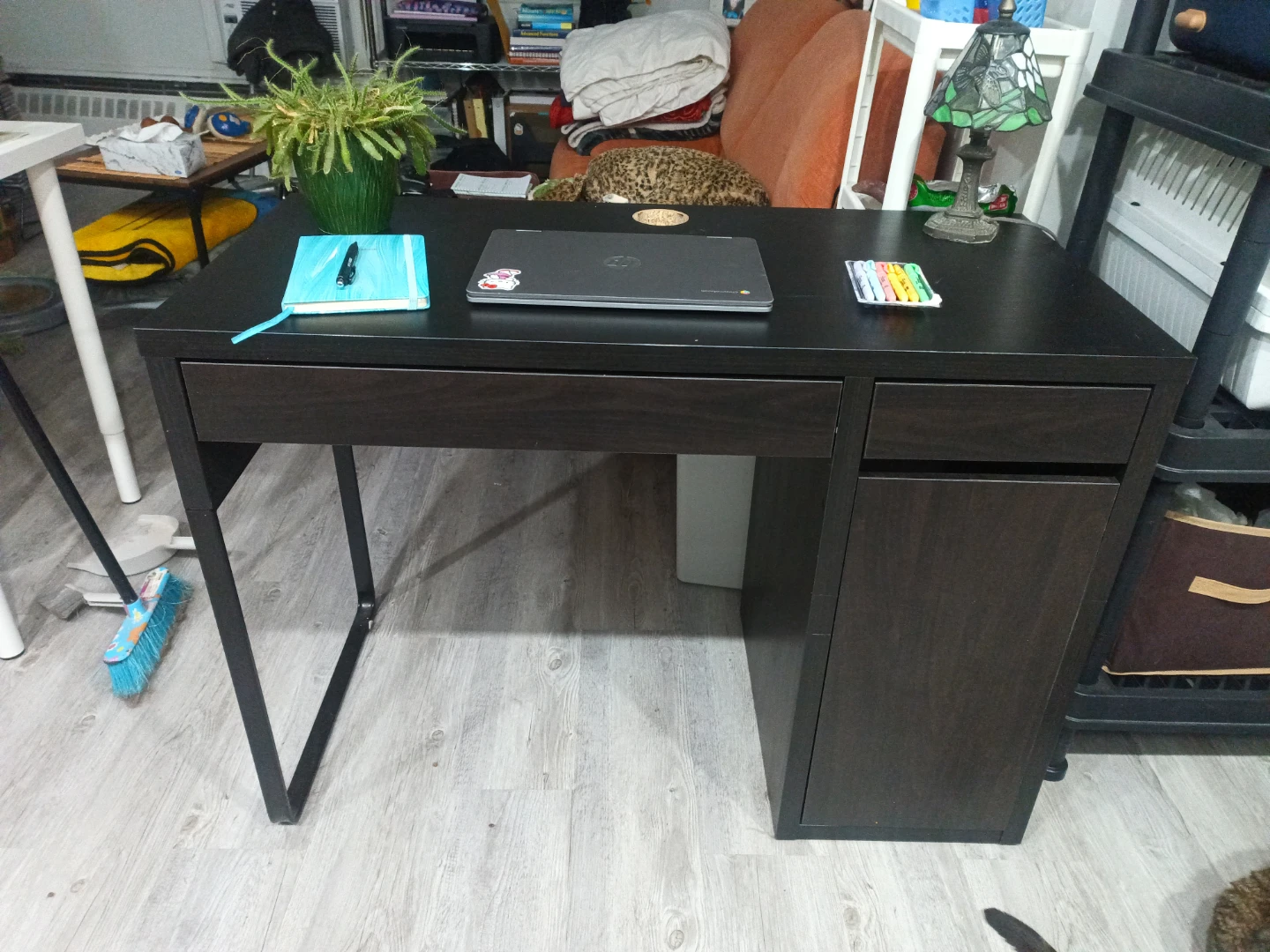 Black Ikea Desk