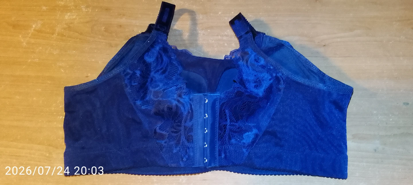 Blue Lace Full Coverage Bra - photo 2