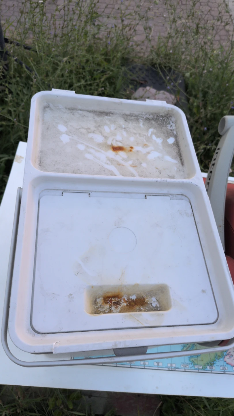 IKEA White Plastic Bin with Lid
