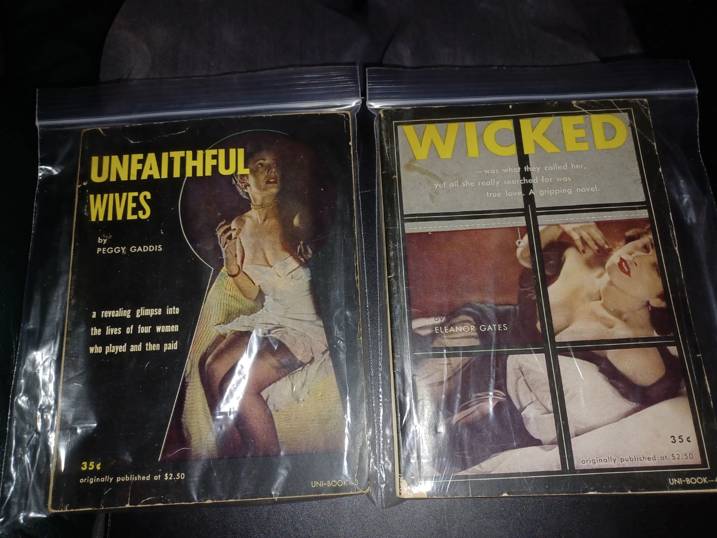 Unfaithful Wives & Wicked Vintage Pulp Novels