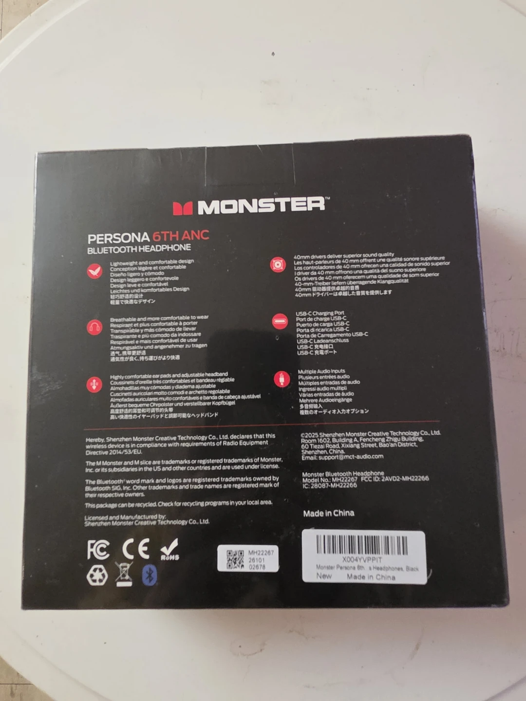 BNIB Monster Persona 6th ANC Bluetooth Headphones - photo 4