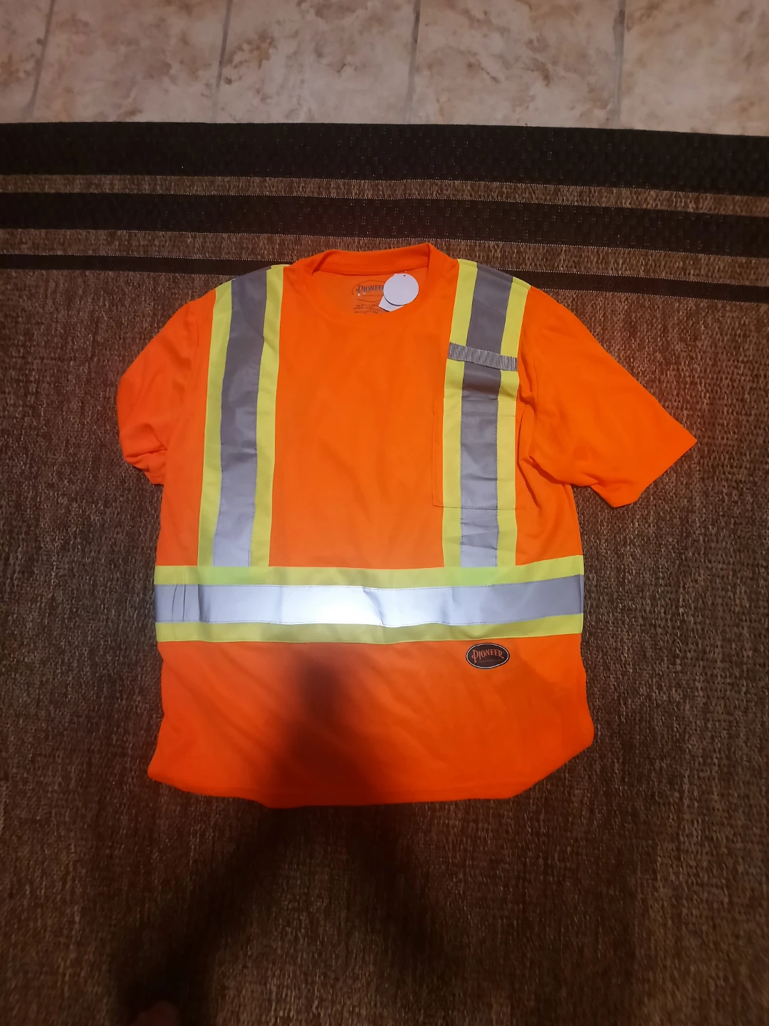 High Visibility Safety T-Shirt. Large
