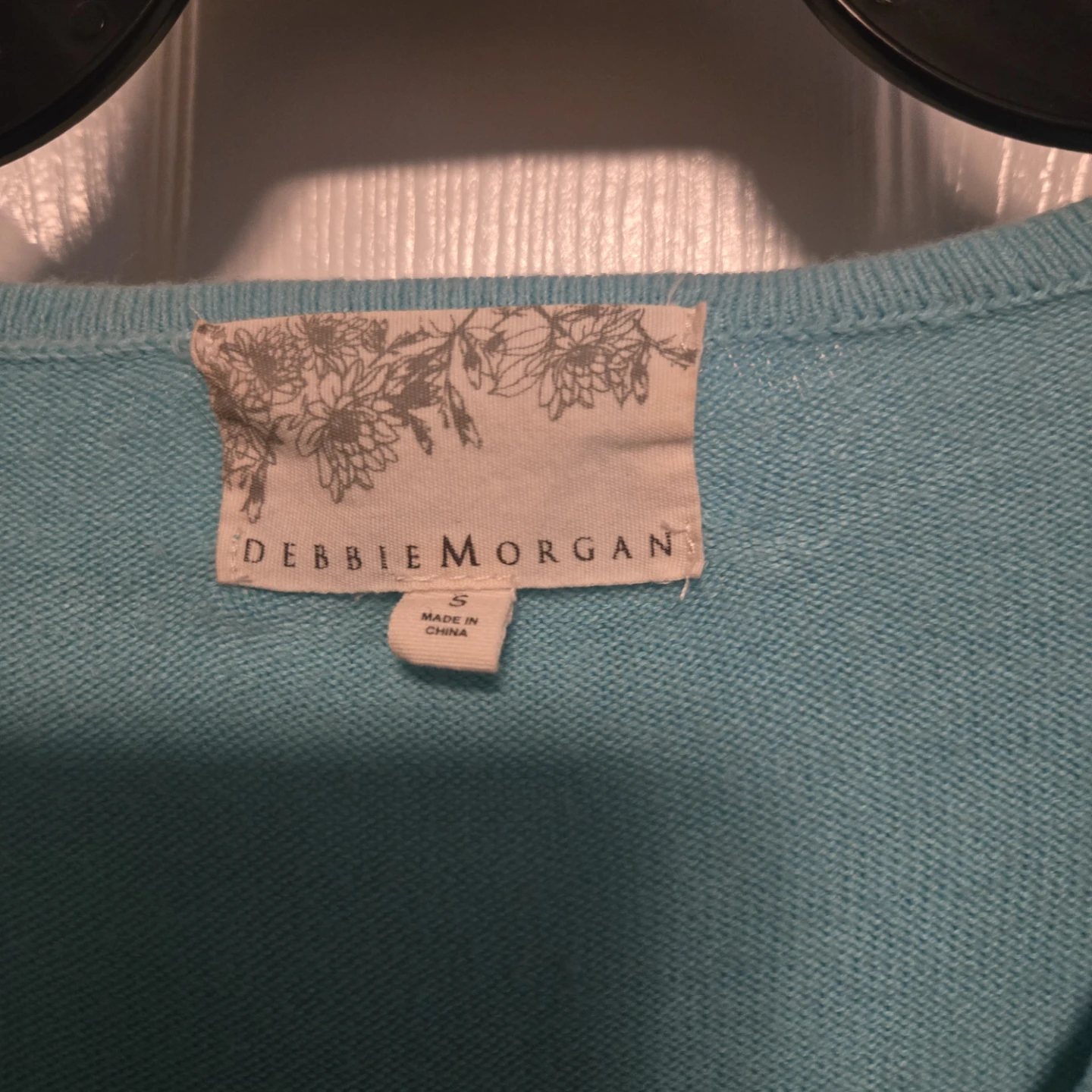 Debbie Morgan V-Neck Sweater - Size S - photo 3