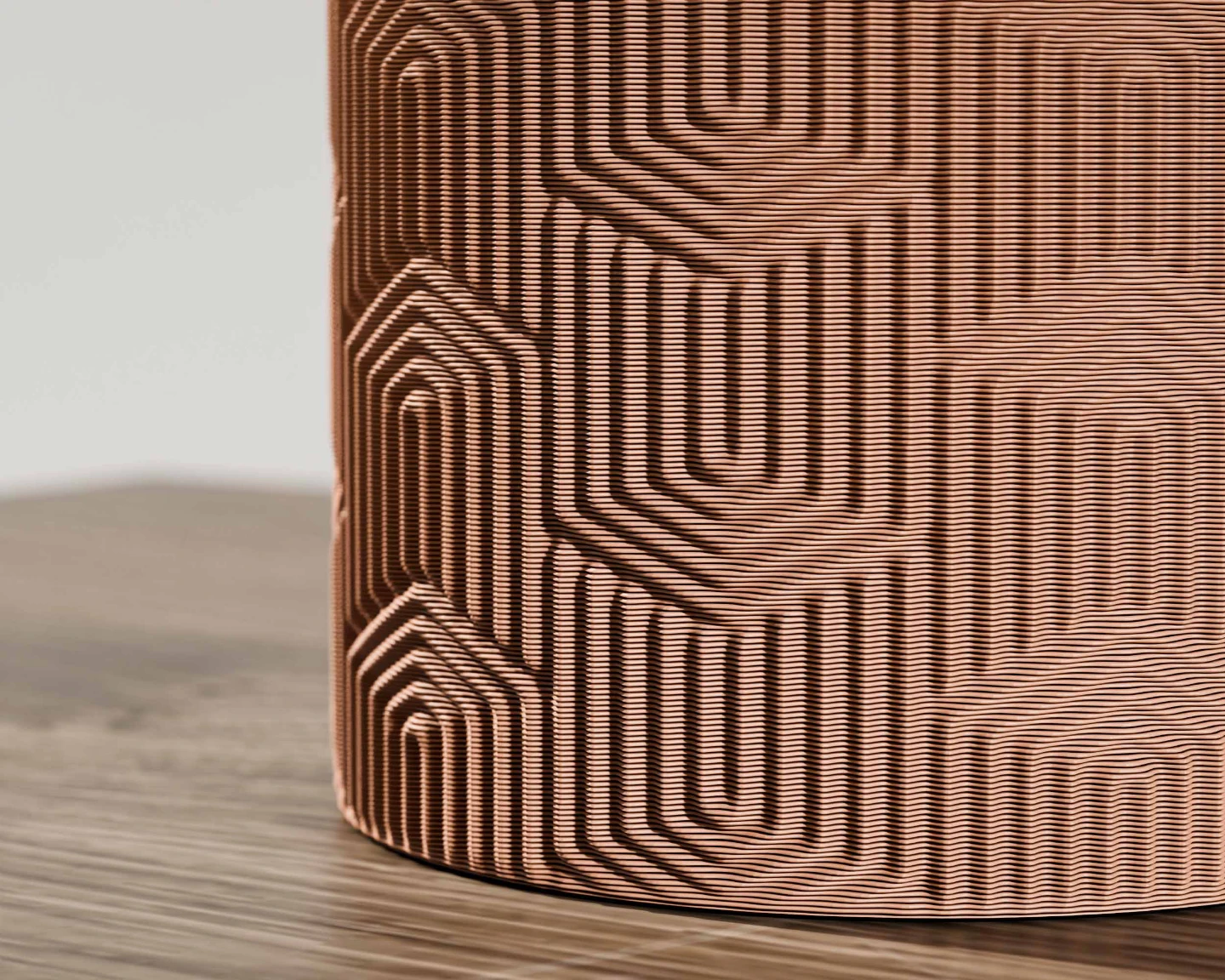 Geometric Pattern Planter Pot with drainage. - photo 4