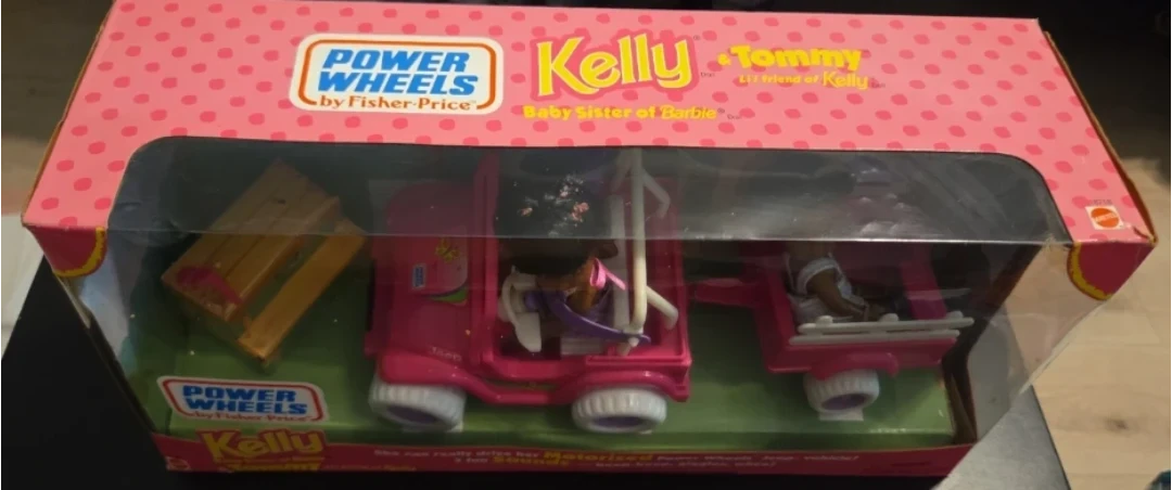 Fisher-Price Power Wheels Kelly & Tommy Jeep with Trailer - photo 4