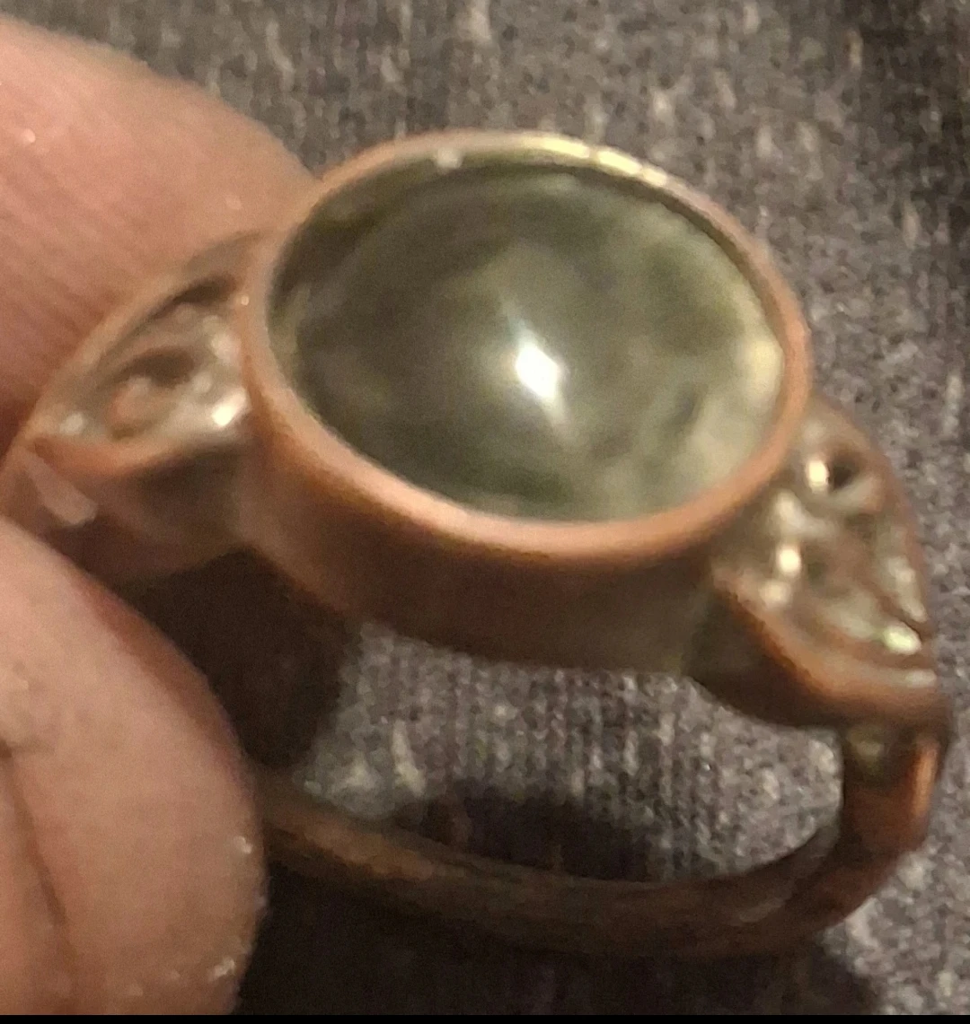 2 Vintage Mood Rings with Opal Stone - photo 3