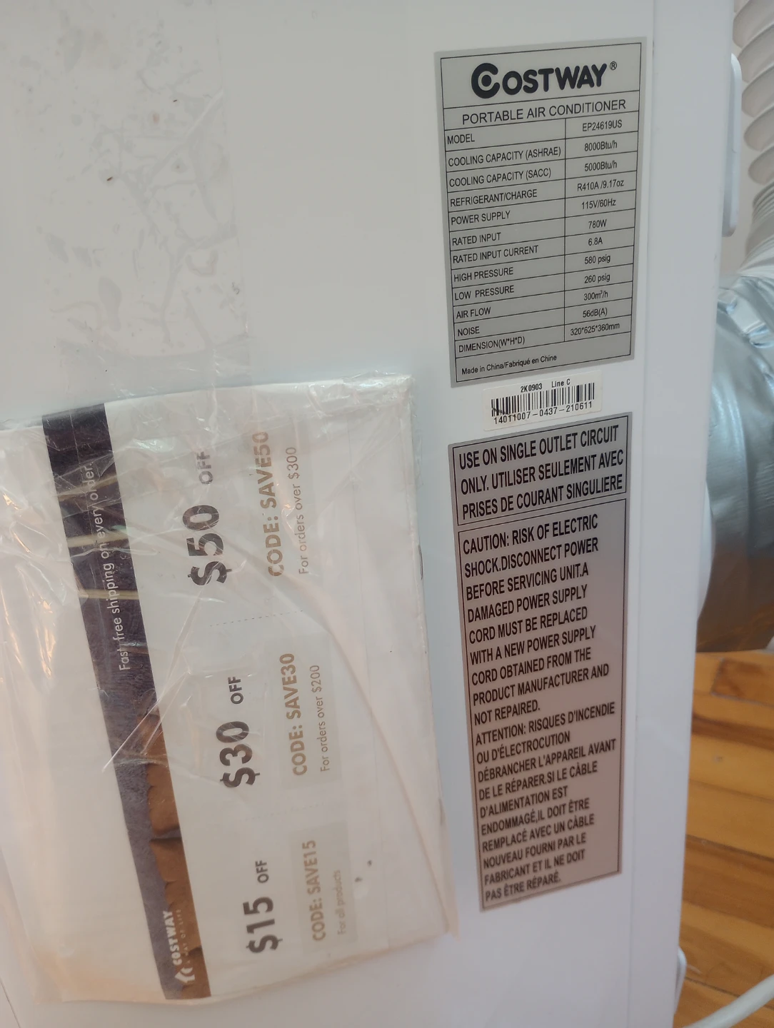 🔥8000 BTU Portable Air Conditioner - photo 5