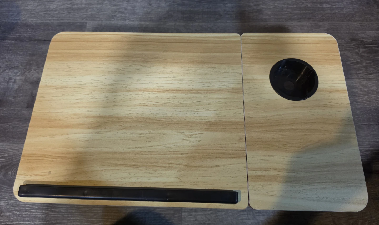 Foldable Laptop Bed Tray with Cup Holder