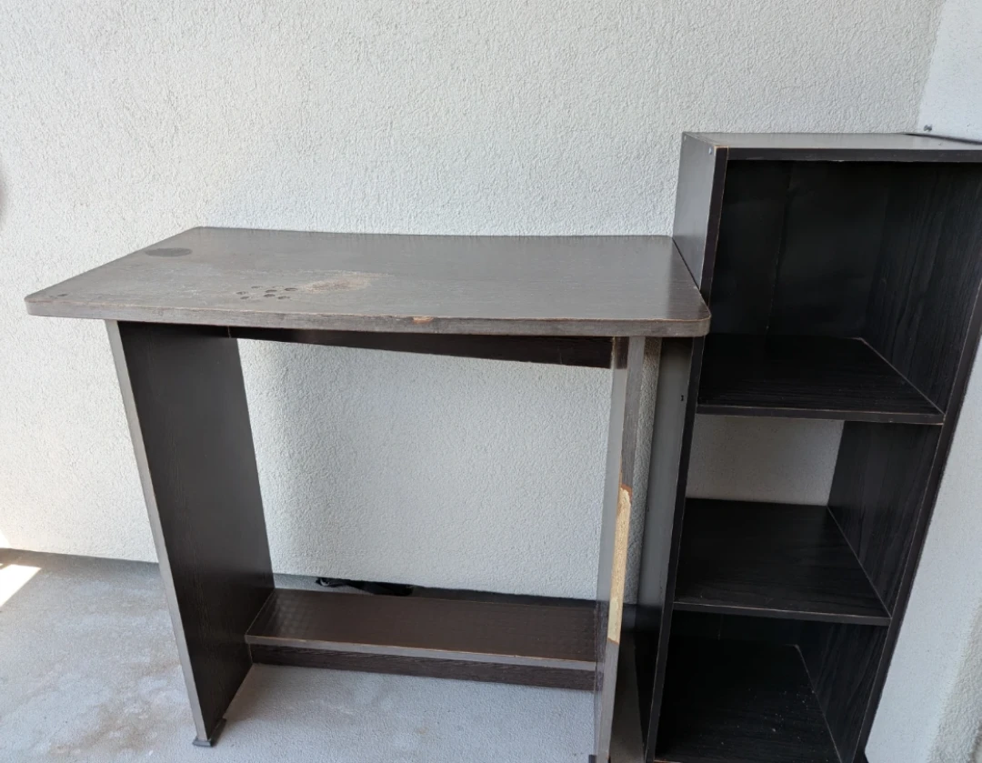 Dark Wood Style Desk - photo 4