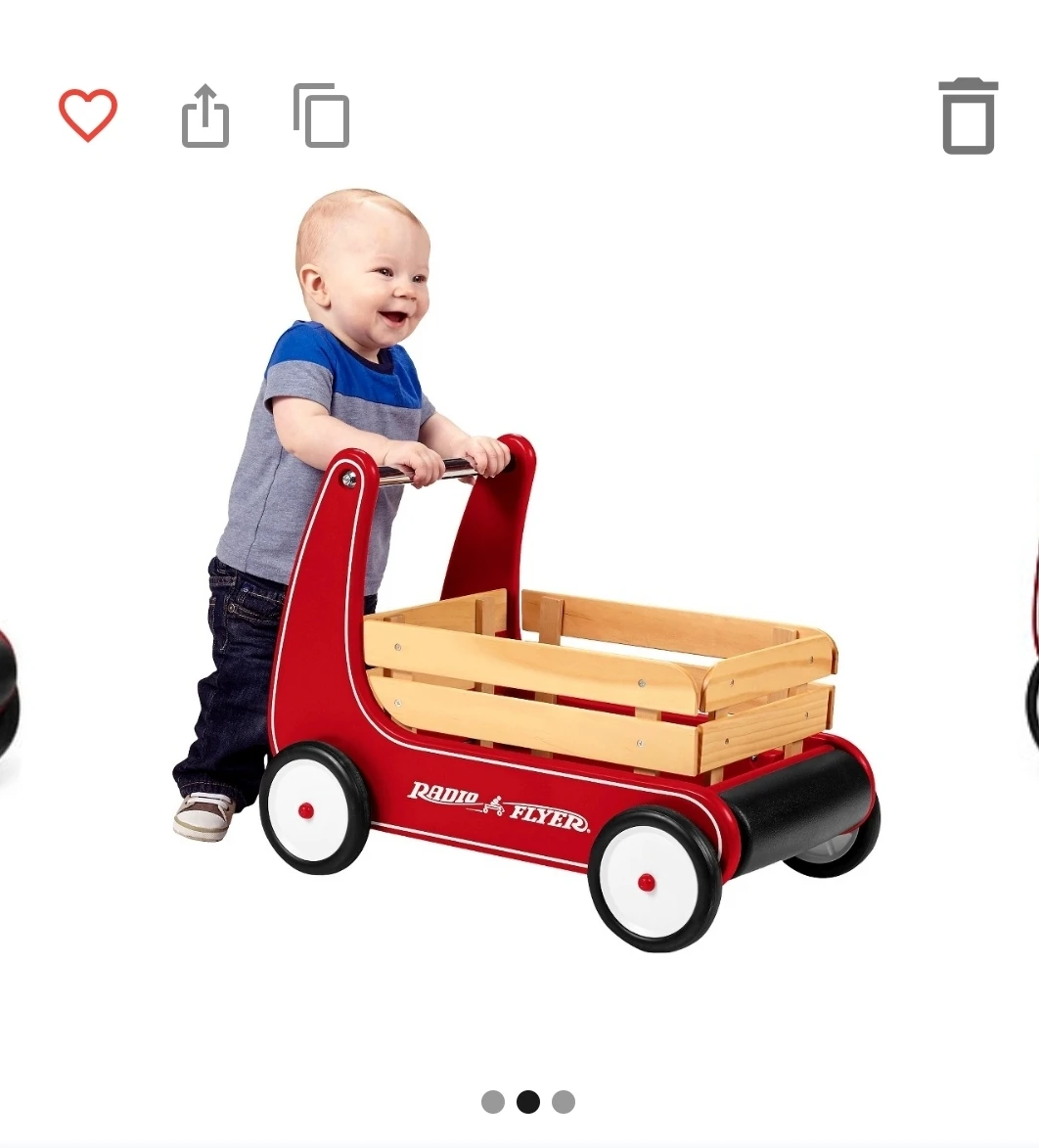 Radio Flyer Classic Walker Wagon Red