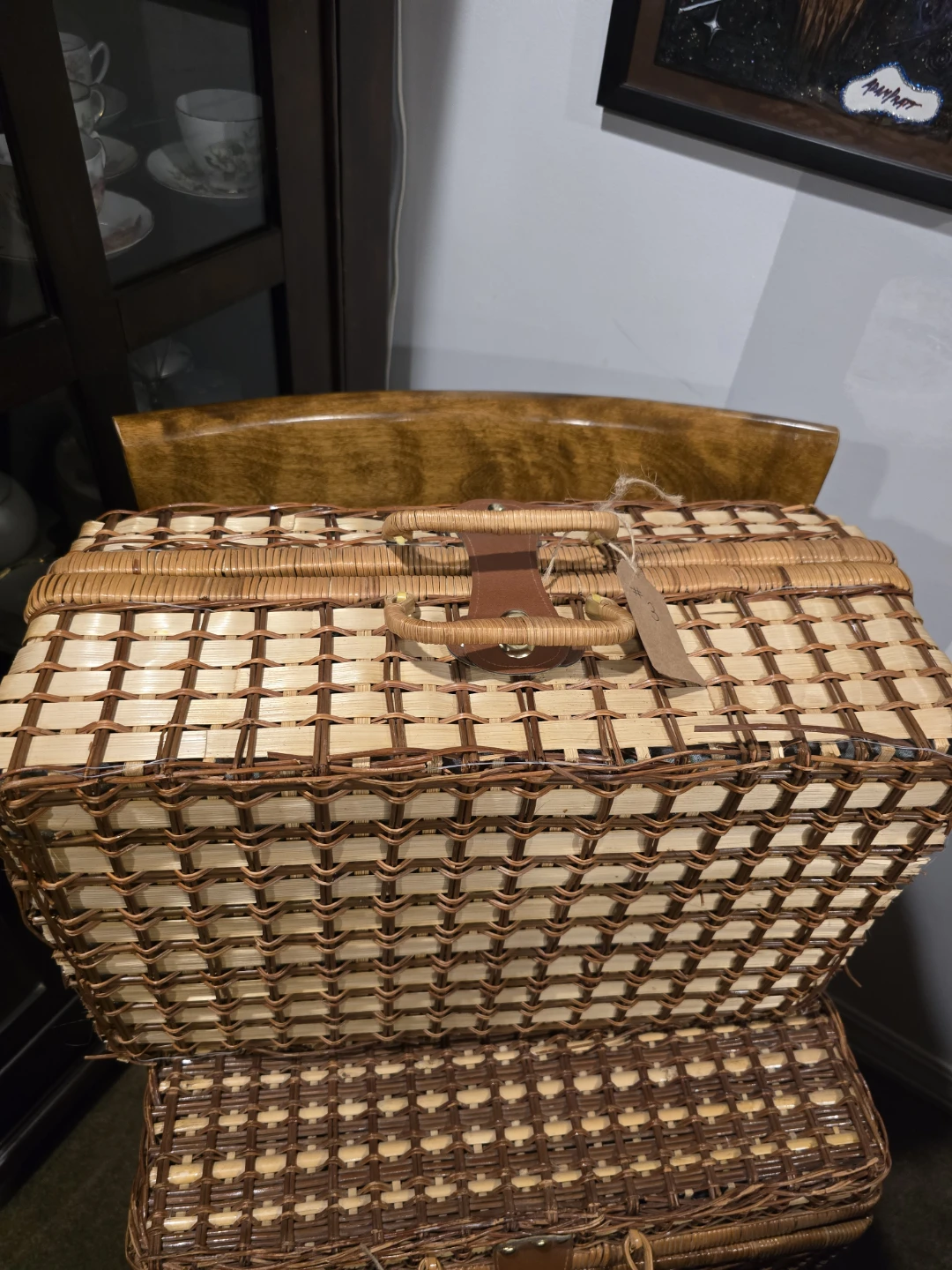 Wicker Picnic Basket Set - photo 4