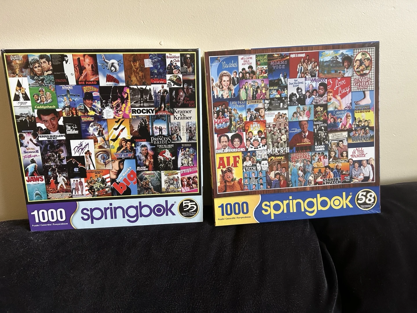 2/$12 or $7 ea  2 1000 pc puzzles no missing pieces