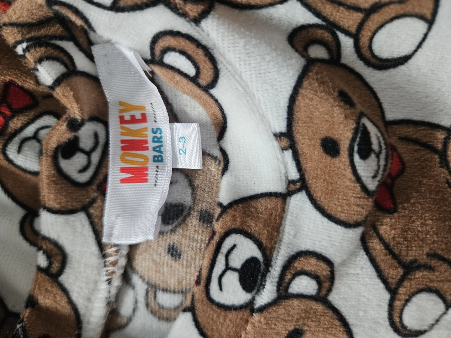 Monkey Bars Bear Pajamas - Size 2-3 - photo 2