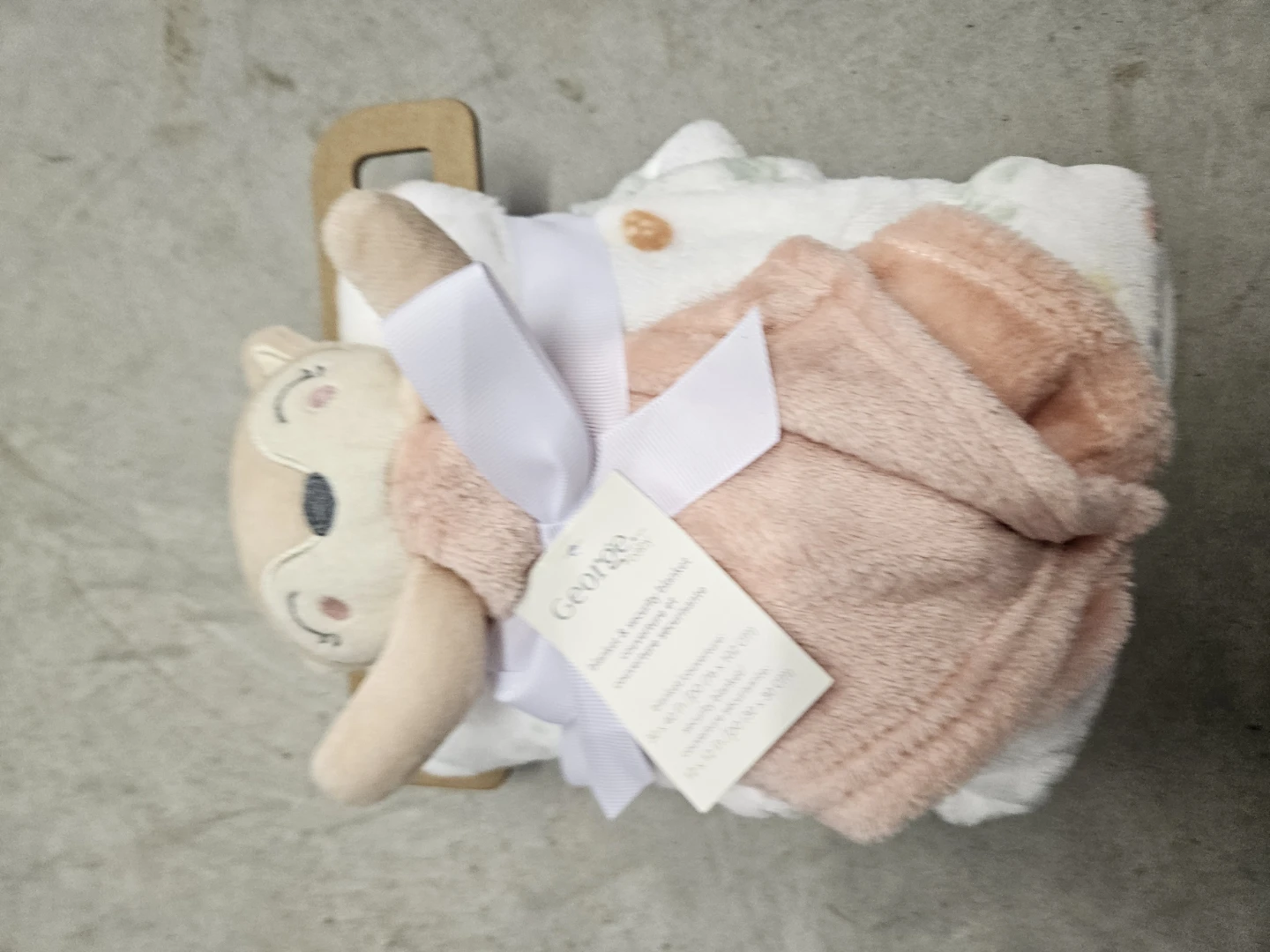 George Baby Blanket and Plush Toy Set