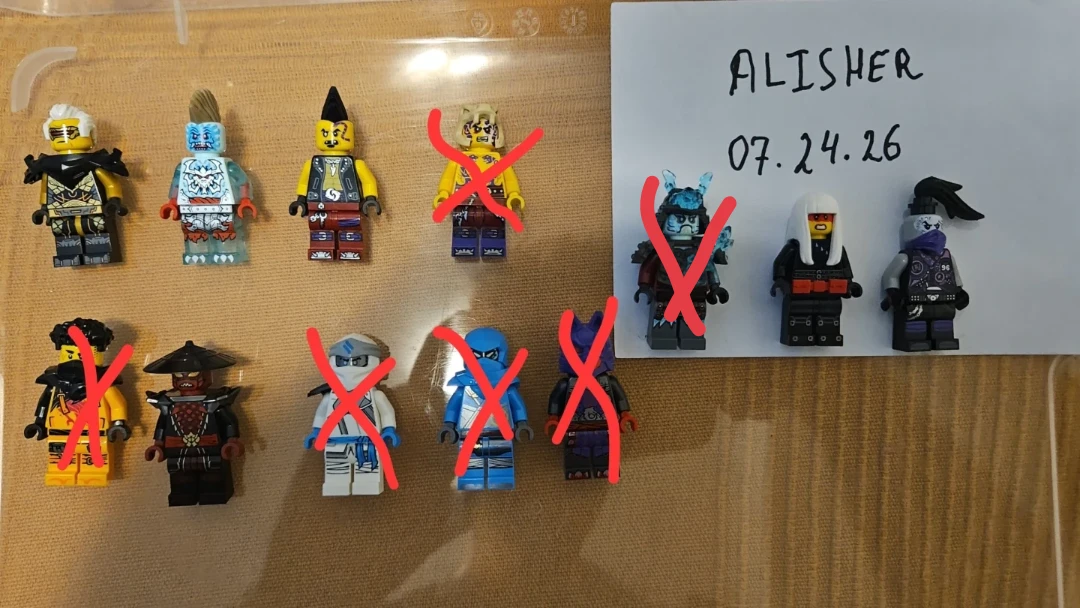 LEGO Ninjago Minifigures Lot