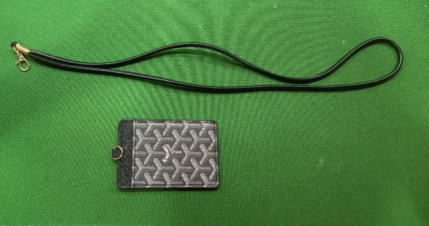 Goyard Card Holder with Lanyard