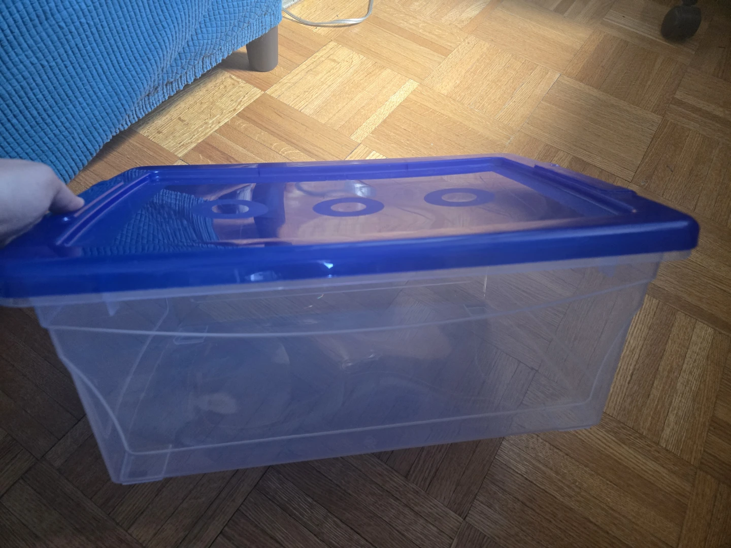 Clear Plastic Storage Bin - photo 5