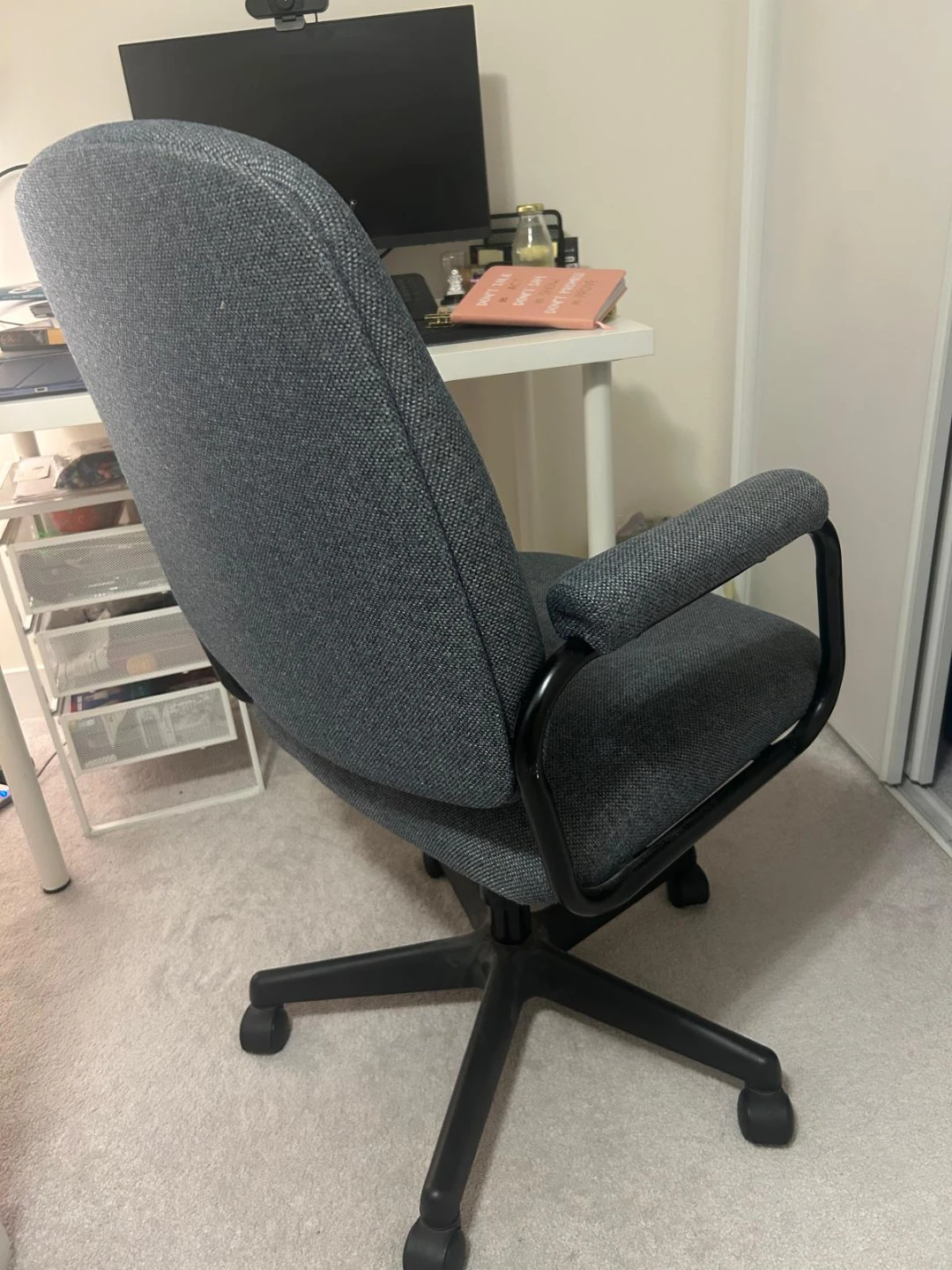 Greyish Blue Office Chair - photo 2