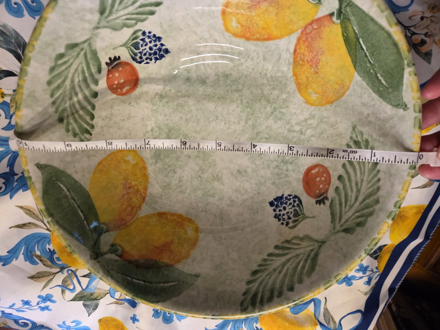 Ceramica Regina Vintage Italian Lemon Serving Bowl - photo 5