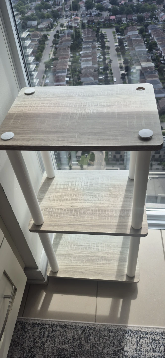 2-Tier  wood Shelf Unit - photo 2