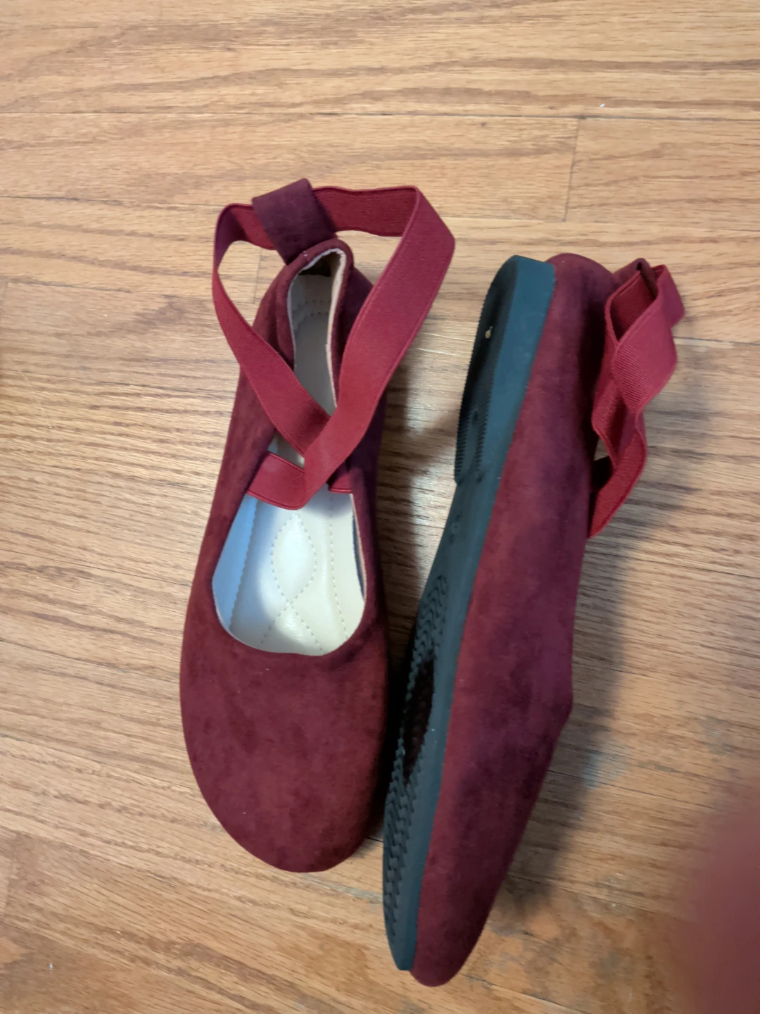 Ballet Flats - Burgundy, Size 39 - photo 3