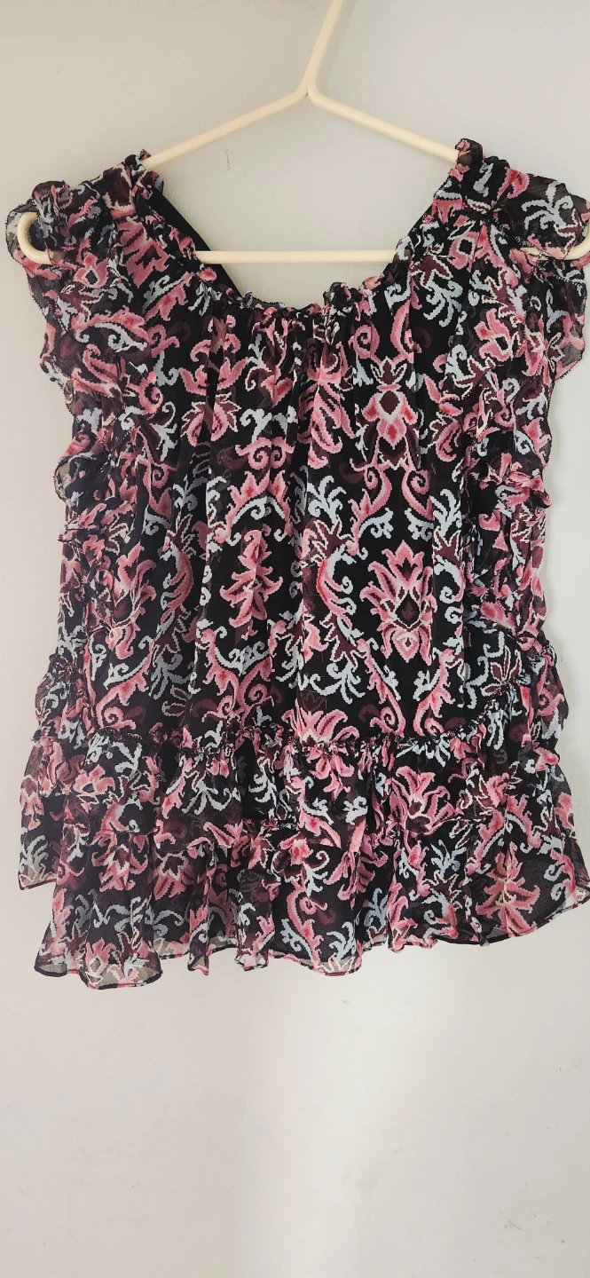 Kate spade silk ruffle top - photo 3