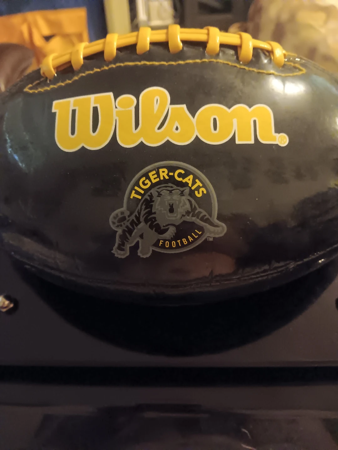 Wilson Tiger-Cats Autographed Football