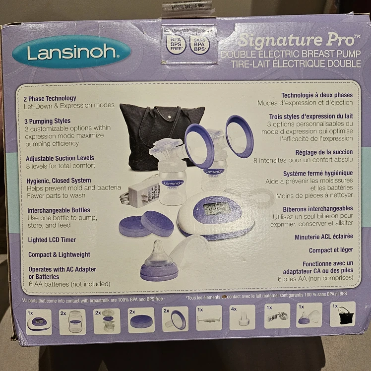 Lansinoh Signature Pro Double Electric Breast Pump - photo 2
