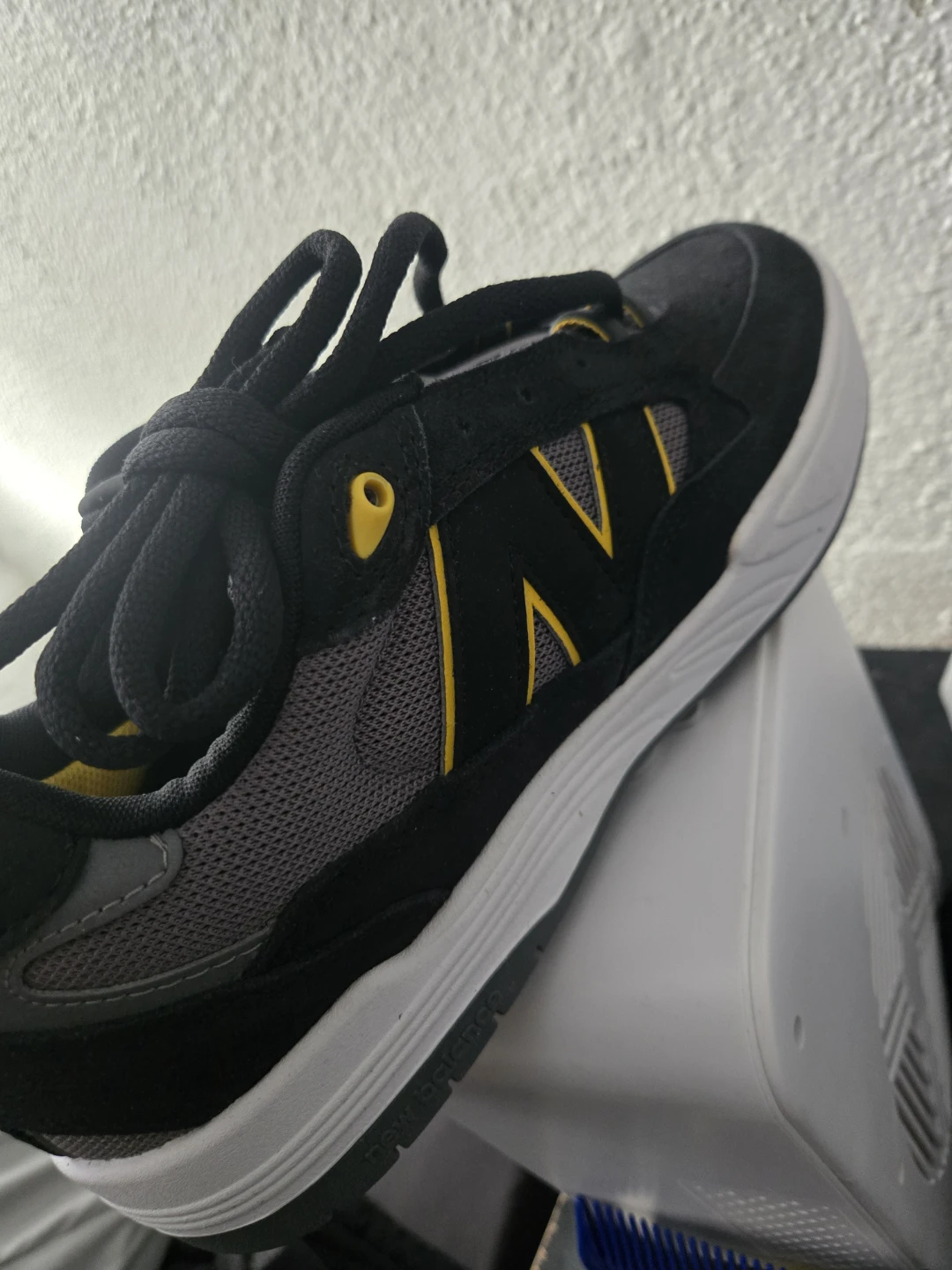 New Balance Tiago Lemos 808 Shoes Black Yellow Size 11.5 Men - photo 3