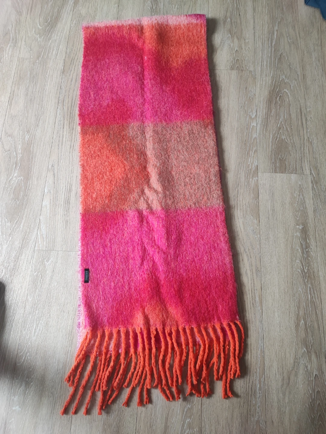 Parfois Pink & Orange Ombre Fringe Scarf
