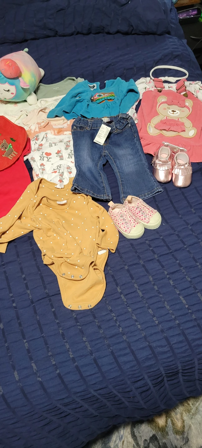 Baby Girl Clothing and Shoes Bundle
