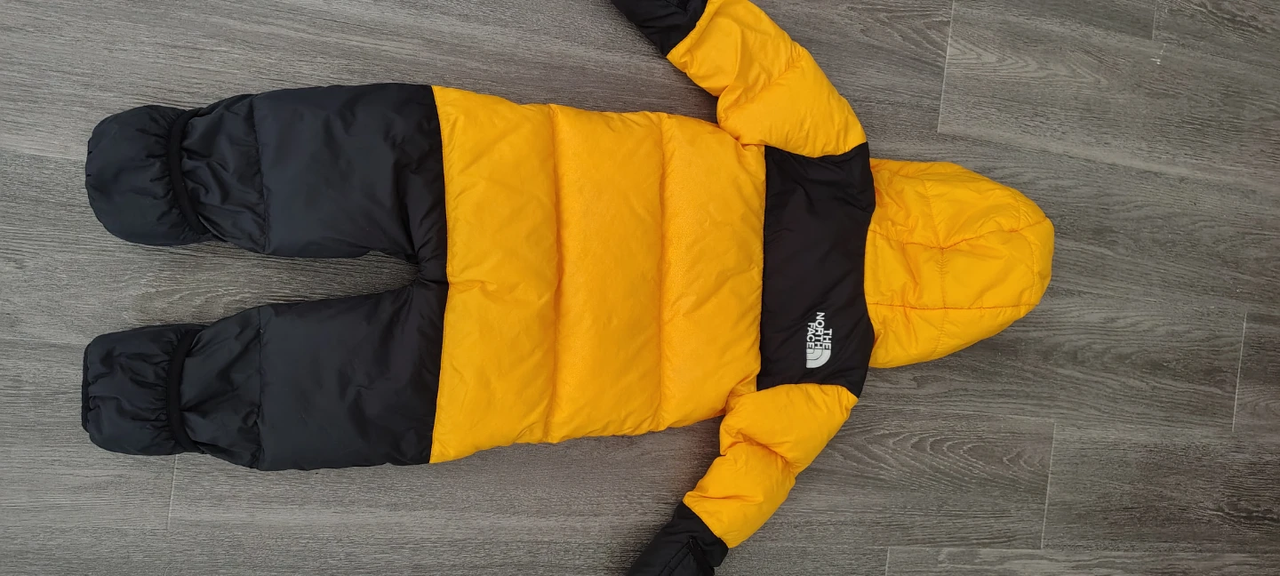 The North Face Down Snowsuit Bunting Yellow/Black - photo 2
