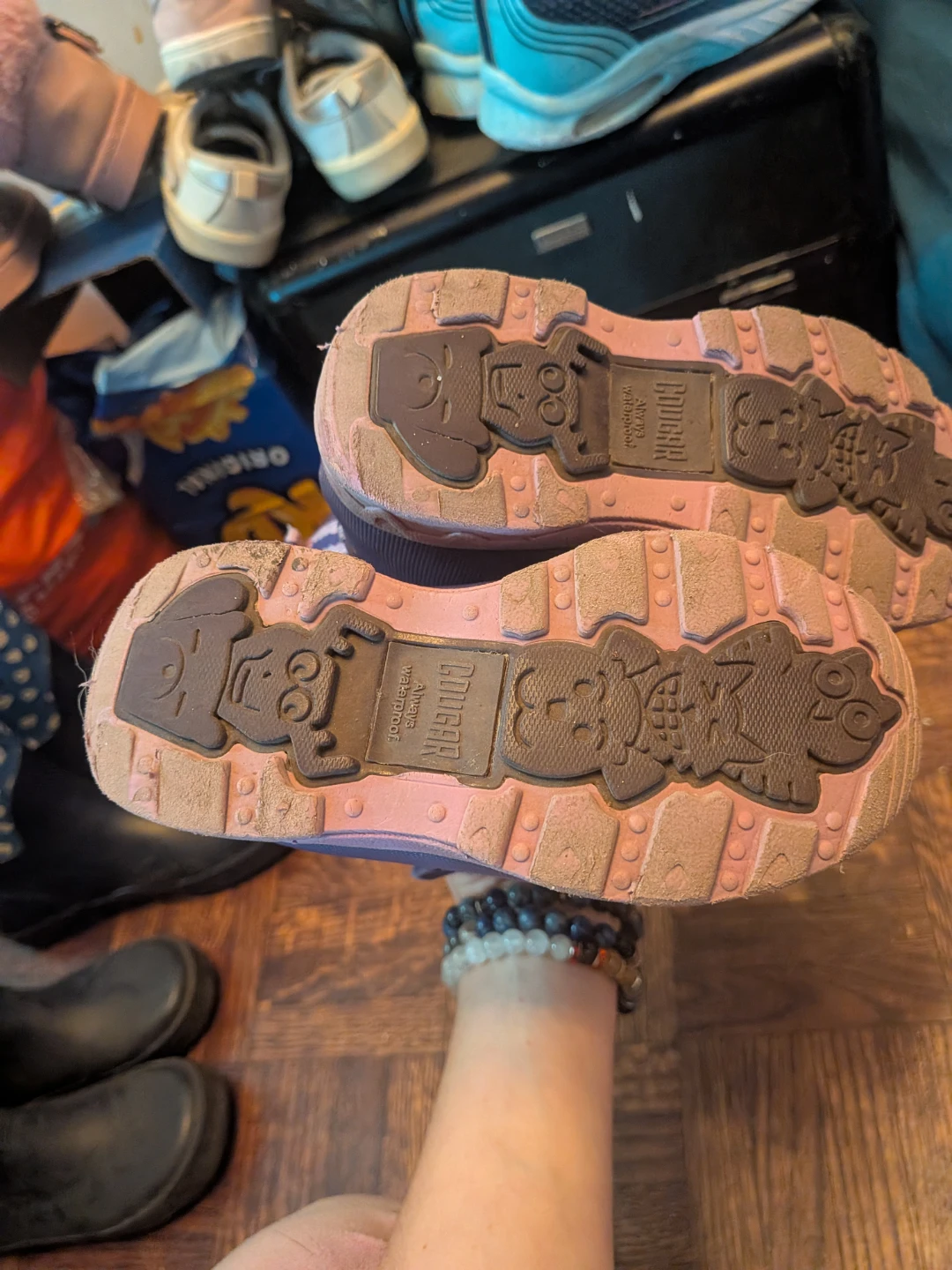 Cougar purple waterproof snow boots - photo 5