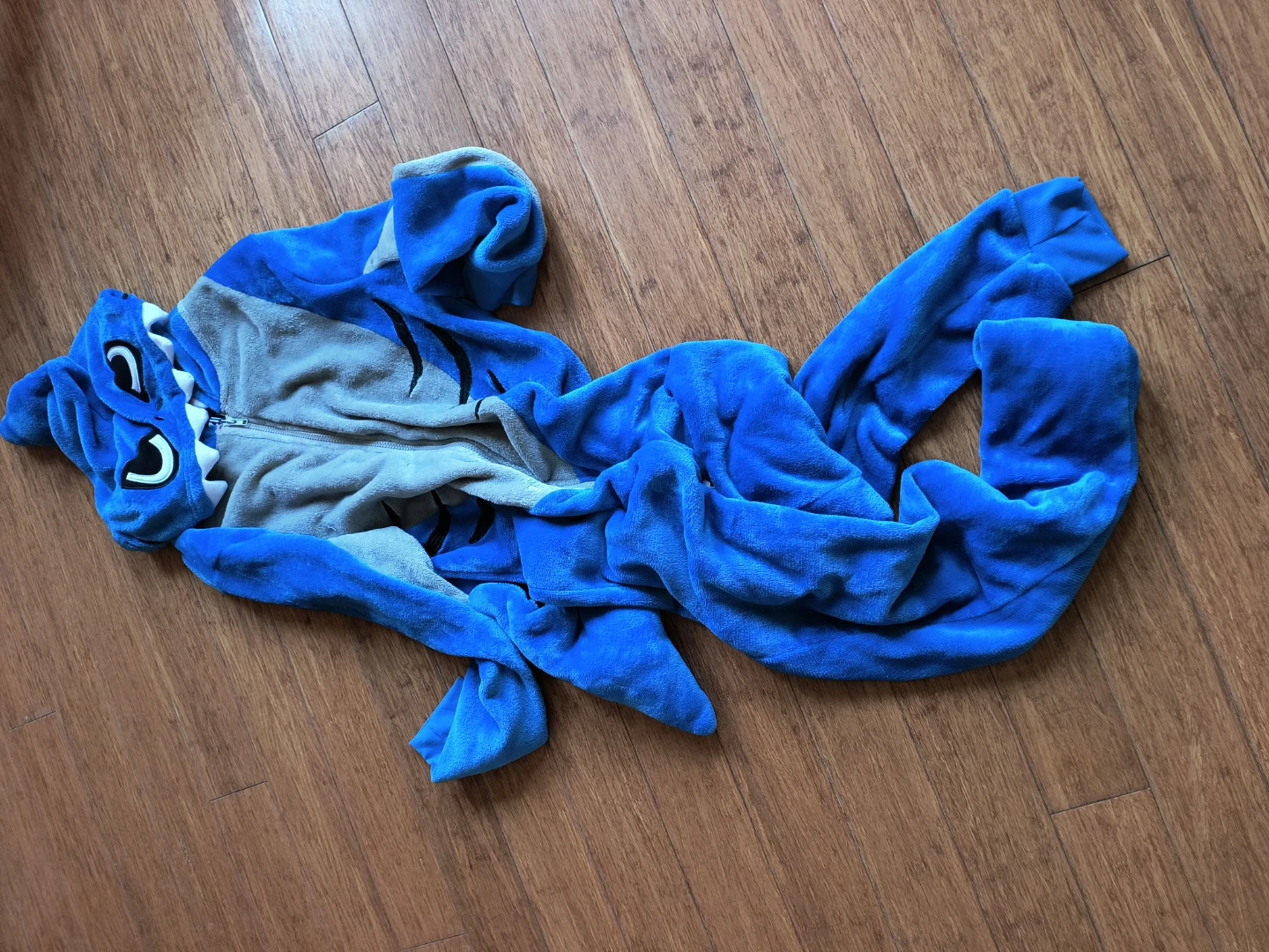 Blue Shark Costume Pajamas