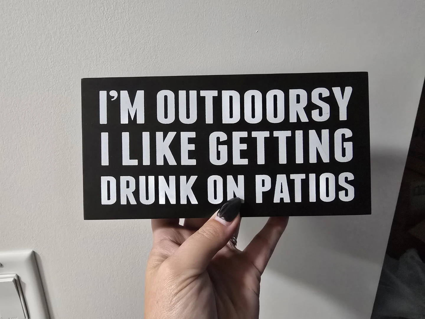 Small sign