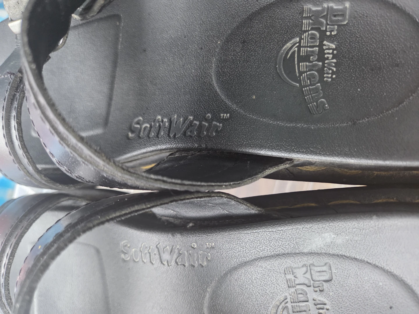 Dr. Martens Black Leather Adjustable Strap Sandals - photo 5