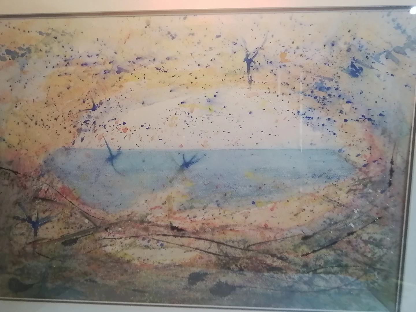 Original Lorraine Atkins Abstract Watercolor Painting - photo 2