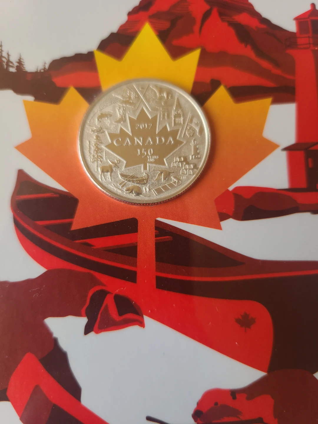 RCM Heart of our Nation 1/4 oz Fine Silver Coin - photo 2