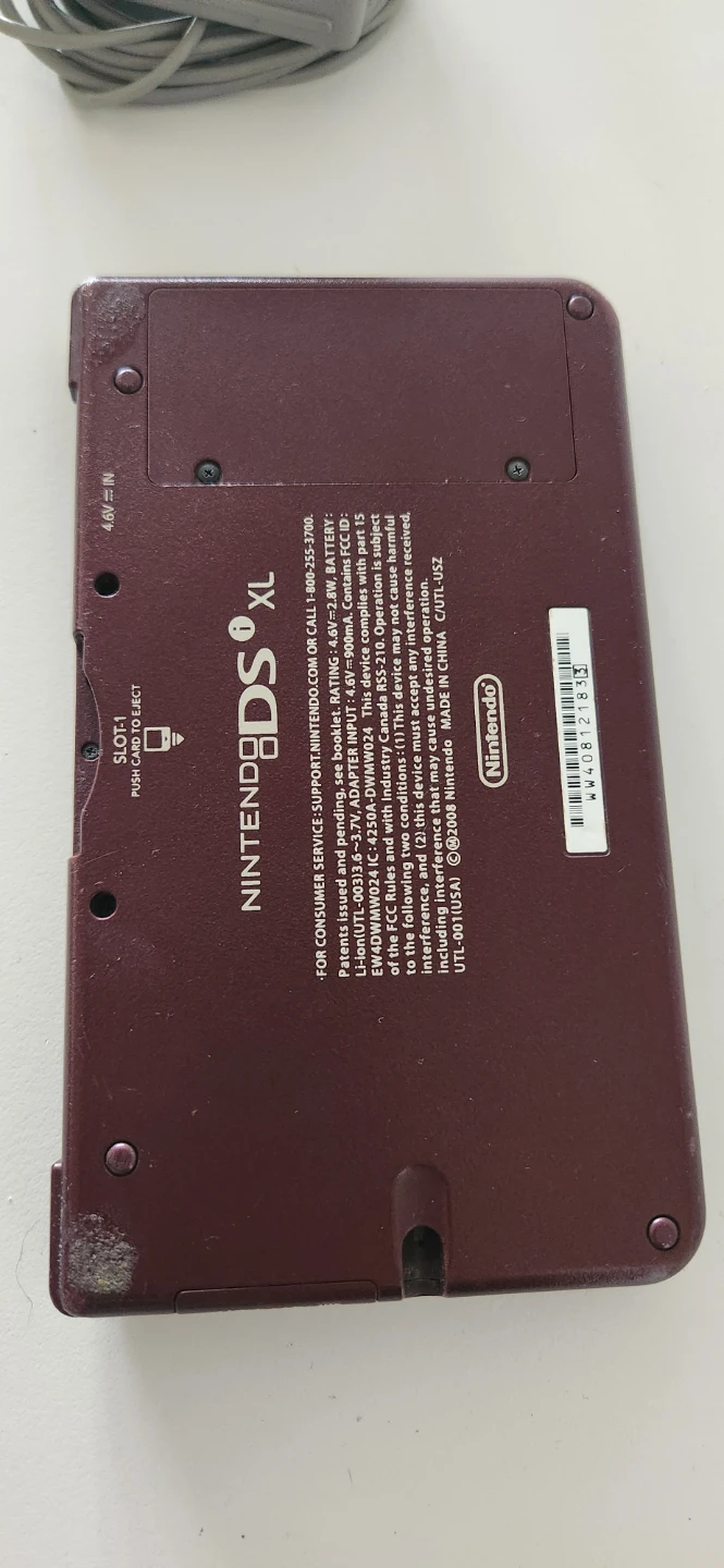 Nintendo DSi XL Console - Burgundy - photo 4