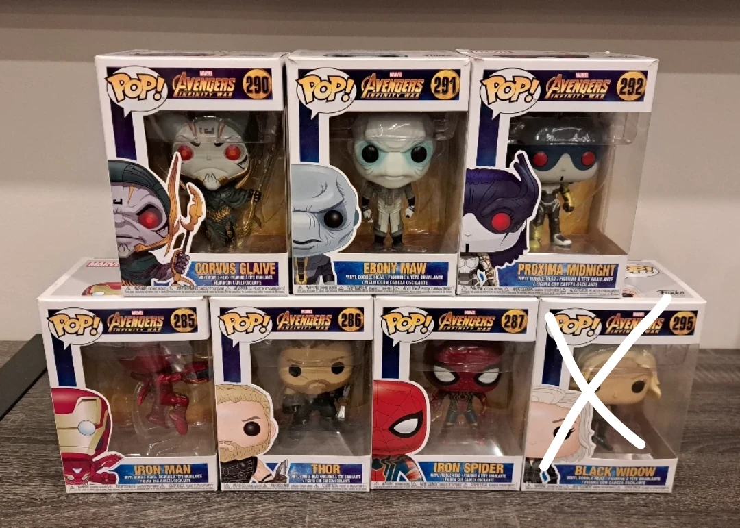 🧤🔨🕷🕴👿💀🔻 Infinity War | Avengers | Marvel Funko Pop