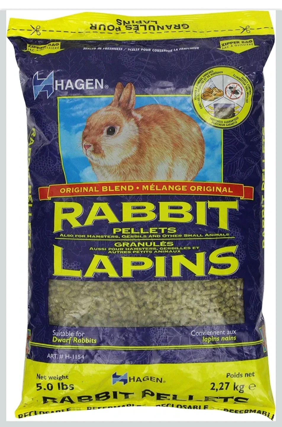 Rabbit dwarf Rabbit diet pellets complete nutrition - photo 3