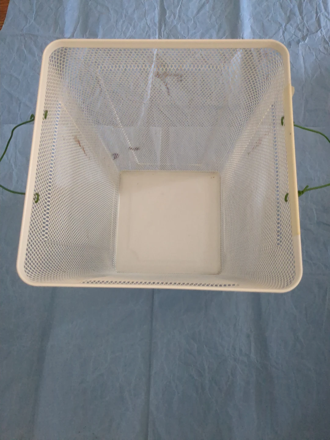 IKEA White Mesh waste paper bin - photo 4